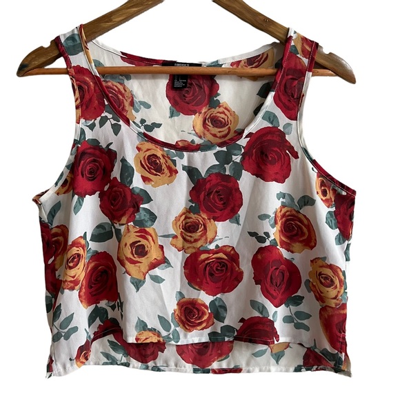 Forever 21 Floral Tank Top - Picture 3 of 4